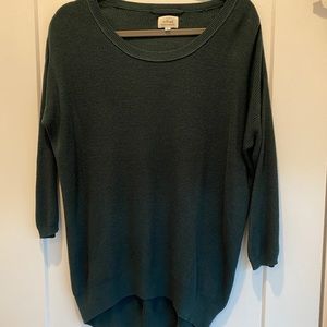 Wilfred forest green 3/4 length sleeve sweater